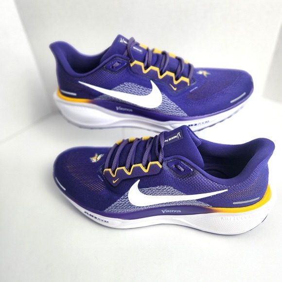 Nike Pegasus 41 Minnesota Vikings Purple Gold Running Shoes Sneakers NFL Mens 12 main image 11